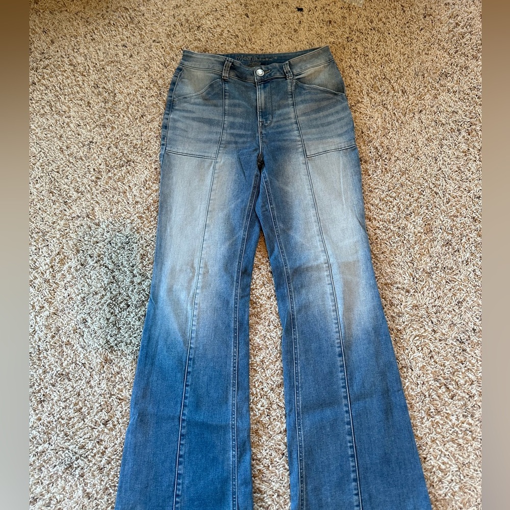 Maurice’s Flare Jeans with Front Seam Size 10